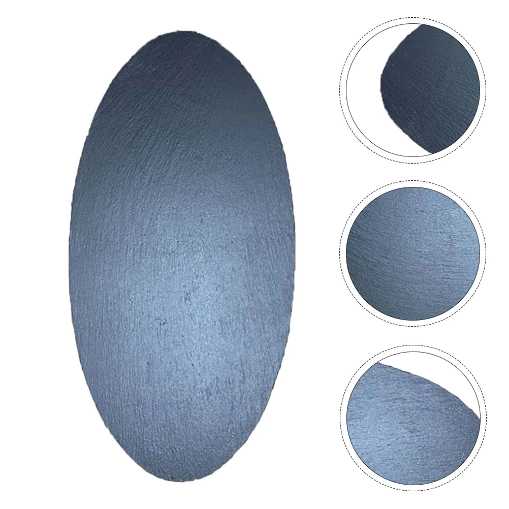 

Rustic Rock Dinner Plate Black Tray for Sushi Steak Dessert Kitchen Supplies Home Hotel Restaurant Practical Gift
