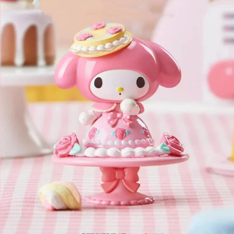 Authentic Sanrio Melody Afternoon Tea Series Blind Box Handmade Toys, Cute Toys, Home And Office Car Decorations