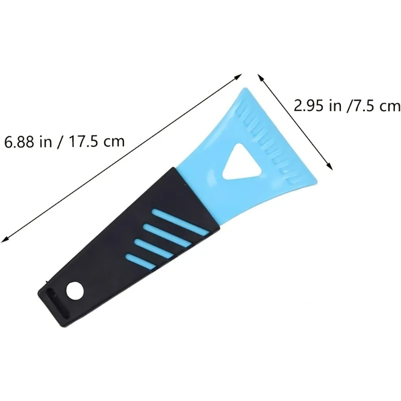 قطعة واحدة من مكشطة الثلج البلاستيكية شديدة التحمل مع أداة تذويب تلقائية - مجرفة إزالة الصقيع غير الكهربائية، سيارة متعددة الأغراض، فريزر