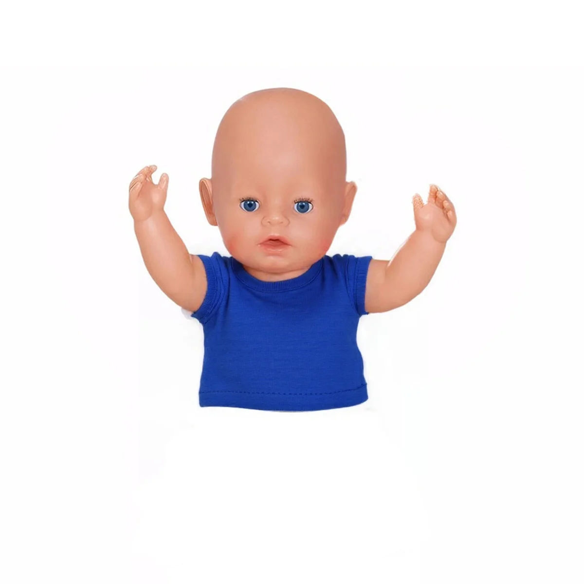 1/3BJD 인형 옷 티셔츠 우리 세대 인형 액세서리 정장 소녀와 소년 선물을위한 많은 솔리드 컬러 패션 수제 맞는