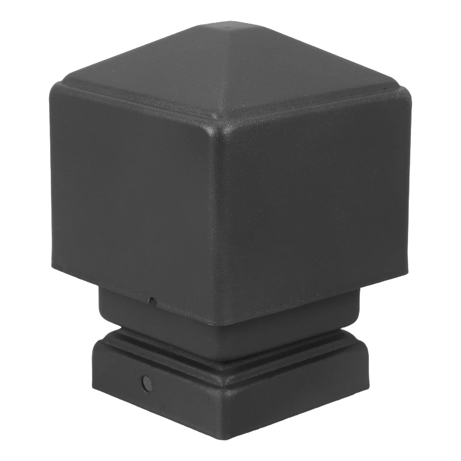 Dark Grey Matte Metal Fence Post Cap .4x2.4 Pyramid Deck Guardrail Railing Wood Post Cover Protective Finial