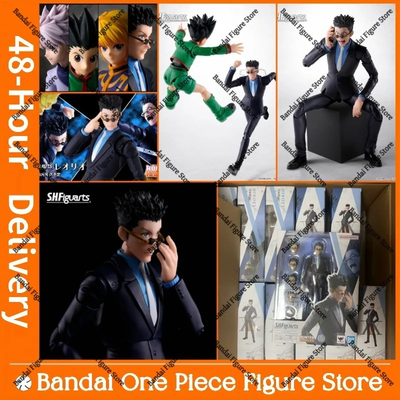 

In Stock BANDAI S.H. Figuarts HUNTER×HUNTER Kurapika Reorio SHF Anime Figures Action Figure Miniature Toy PVC Statuette