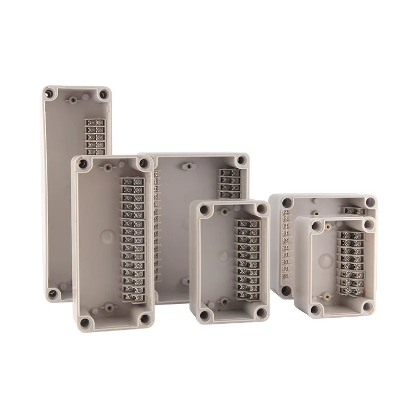 

Customized Outdoor Plastic Distribution Enclosure Case Waterproof Terminal Junction Box Home Monitor Electric Cable Branch Box