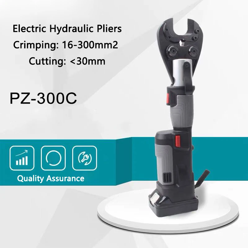 

Electric Hydraulic Pliers Crimping Pliers 16-300mm2 Portable Rechargeable Cable Cutting Tool Wire Shear Two Function