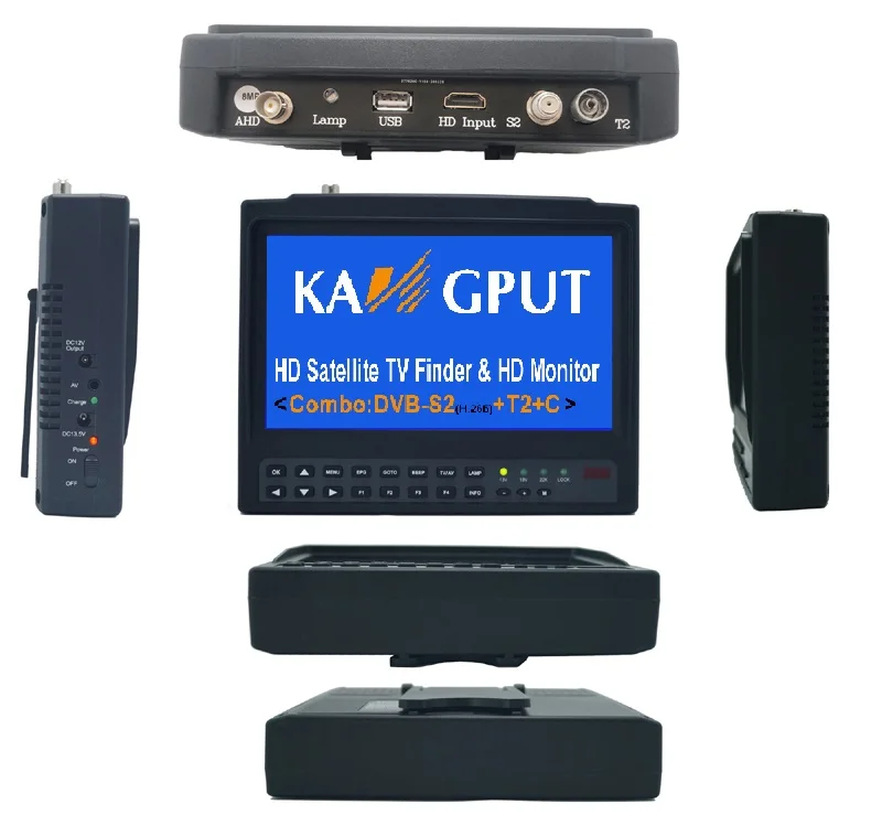 KPT-717ST AHD DVB-S2 DVB-T/T2 DVB-C كومبو اختبار cctv كاميرا الأقمار الصناعية مكتشف متر مقابل satlink st-5150 6933 gtmedia v8 مكتشف 2