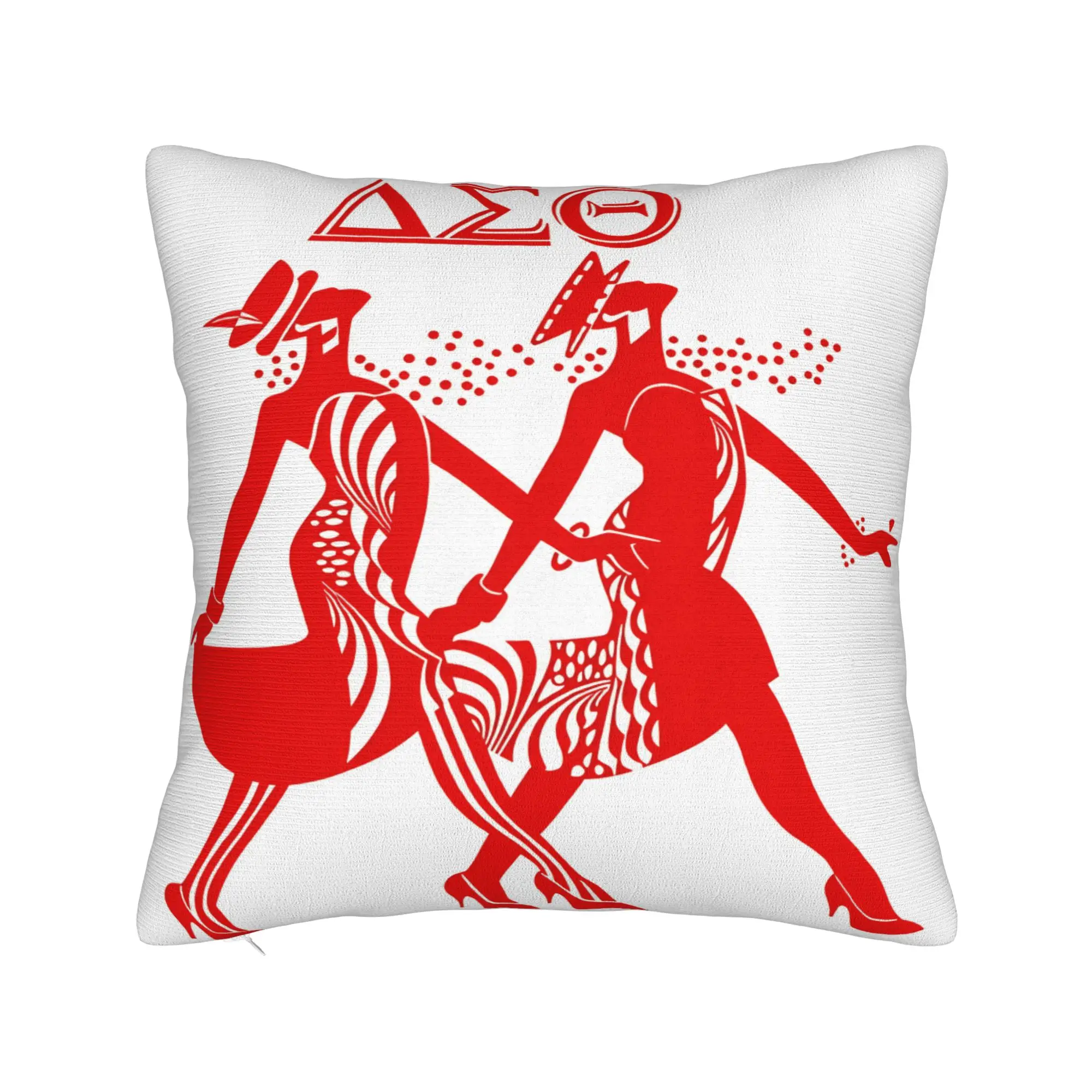 D-Delta Sigma Theta Pillowcases  Cute Funny Pillow Case For Sofa Couch Bed Living Room Comfy Pillow Cover