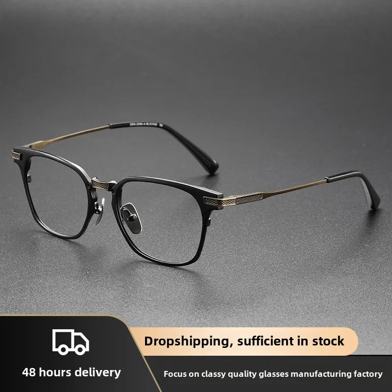 

Star of the same European style retro full hand black frame can be equipped with a number of glasses frame
