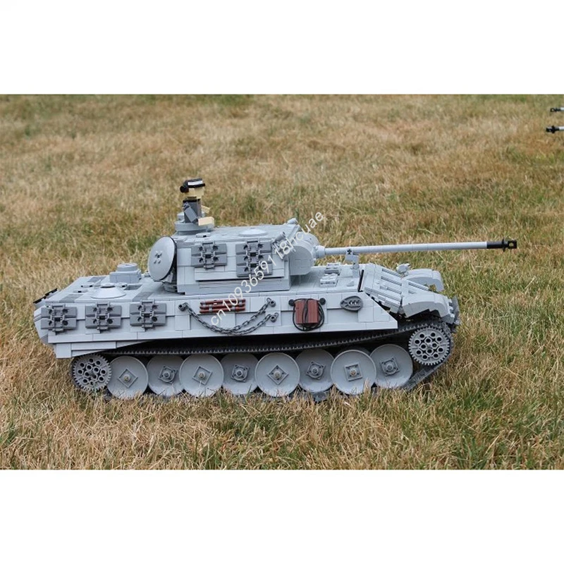 1957pcs MOC schaal Panther Tank Oude Versie Technisch Model Bouwstenen ambachtelijk speelgoed idee DIY Verjaardag Monteren kerstcadeaus