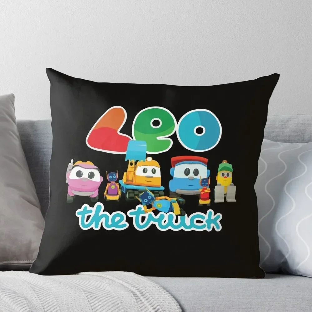 LEO the truck, LIFTY, SCOPP, ROBOTS & LEA Throw Pillow Room decorating items Pillow Cover pillow