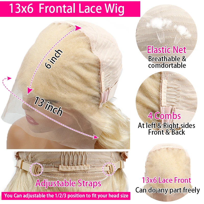 Honey Blonde 613 Colored Short Bob Wigs 8-14 Inch Bone Straight Pre-plucked 13x6 HD Lace Front Human Hair Bob Wigs For Women image 6