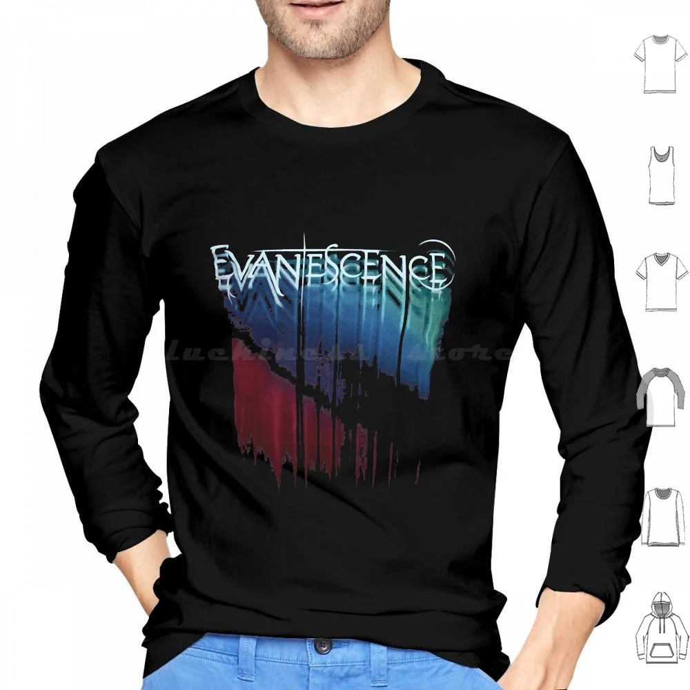 Out Now Evanes Rock Band Gift Fan Hoodies Long Sleeve Out Now Evanes Band Fan Evanescence Band Amy Lee Music