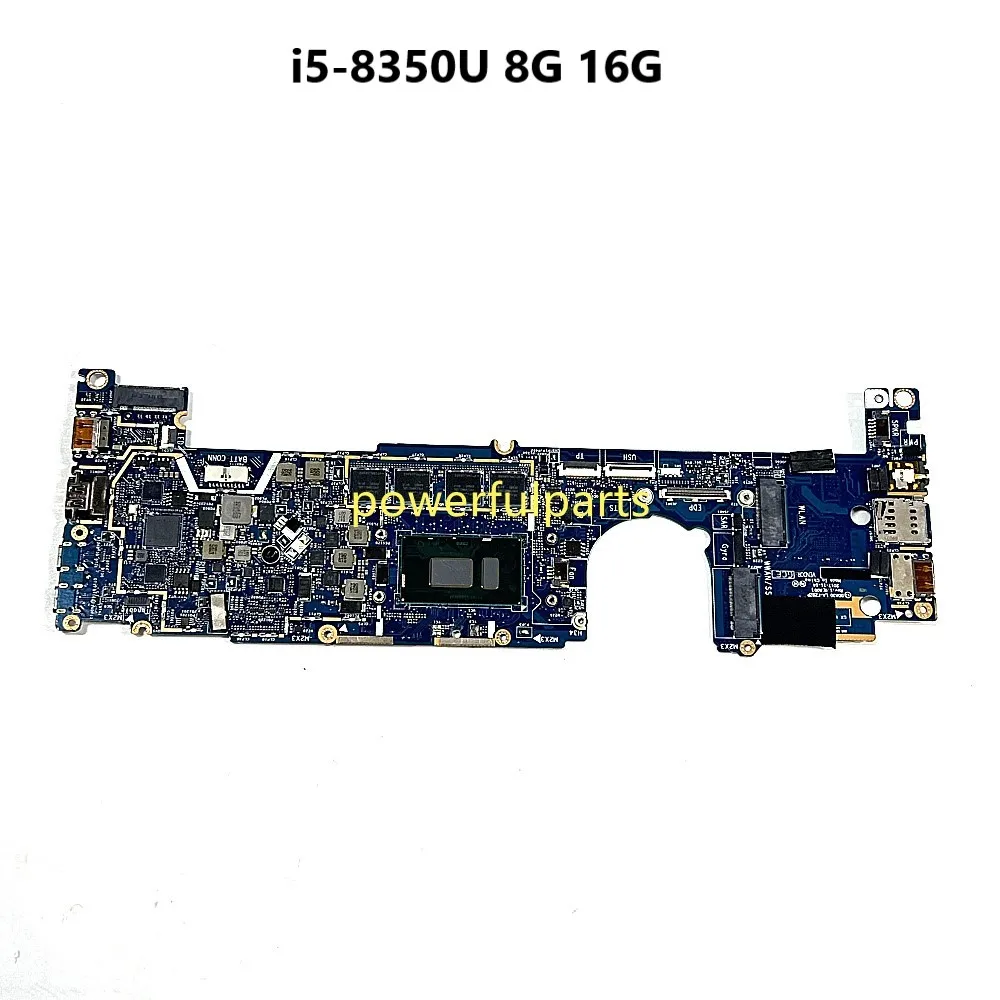 For Dell Latitude 7390 Laptop Motherboard DDA30 LA-F292P 041M0M 0JFGFN 02WCVJ i5-8350U Cpu 8G 16G RAM Working Good