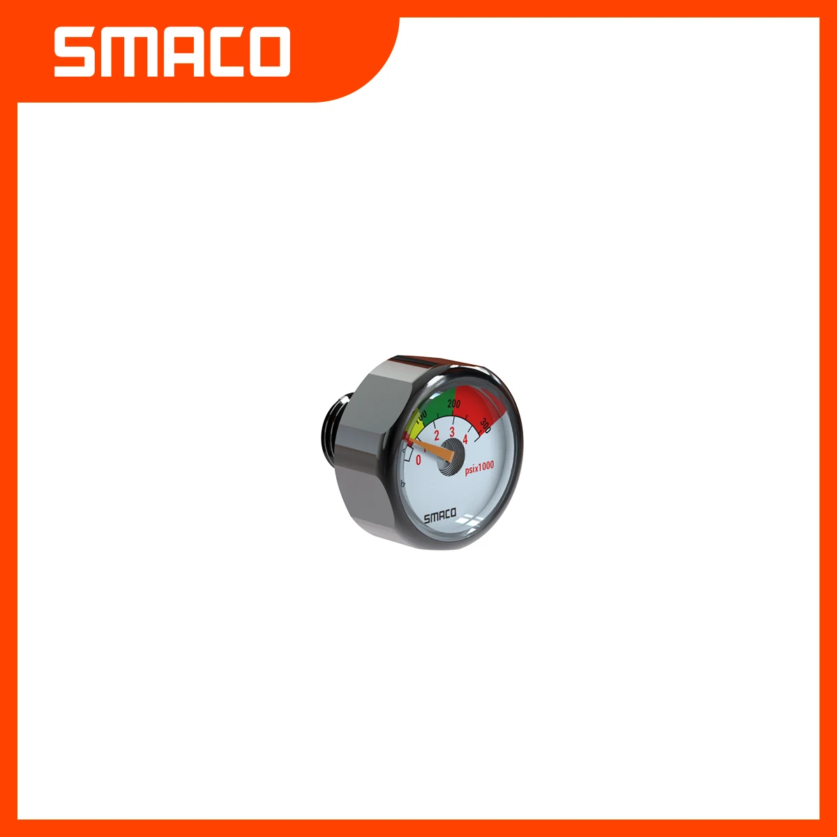 SMACO 0.5L Mini Oxygen Cylinder Diving Equipment Pressure Gauge parts