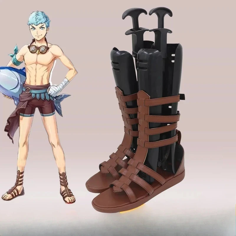 

A;3\v,7'd/Game Anime Cosplay Shoes Fire Emblem Caspar Boots Halloween Costume Accessories Props Madec;4'b,7'm\1/