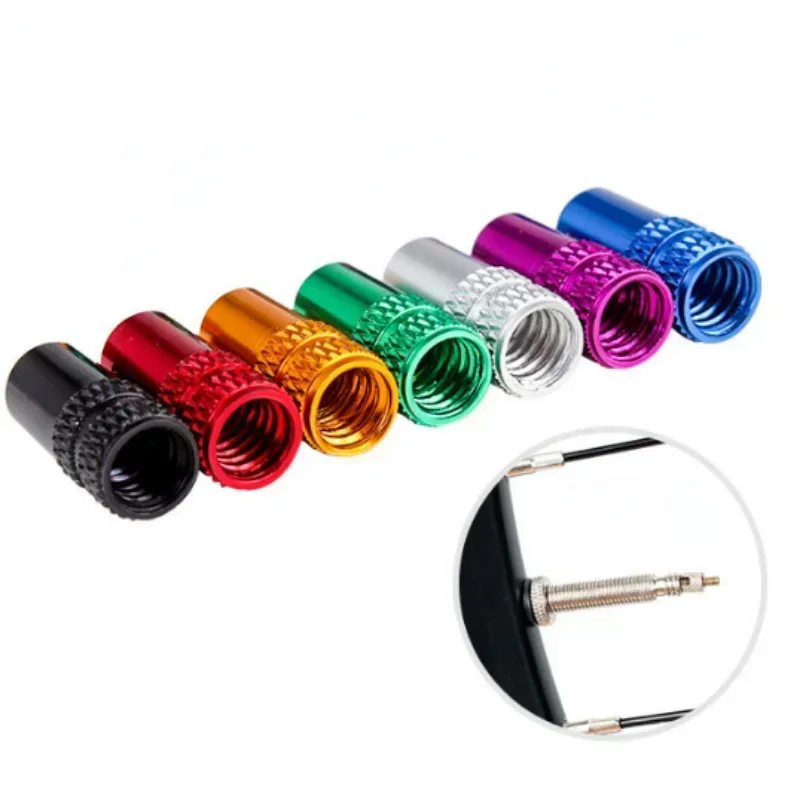 4 Stuks Aluminium Ventieldopjes Auto Road MTB Track Racefiets Buis Band Band Wiel Stem Franse Air Ventieldopje fiets Accessoires
