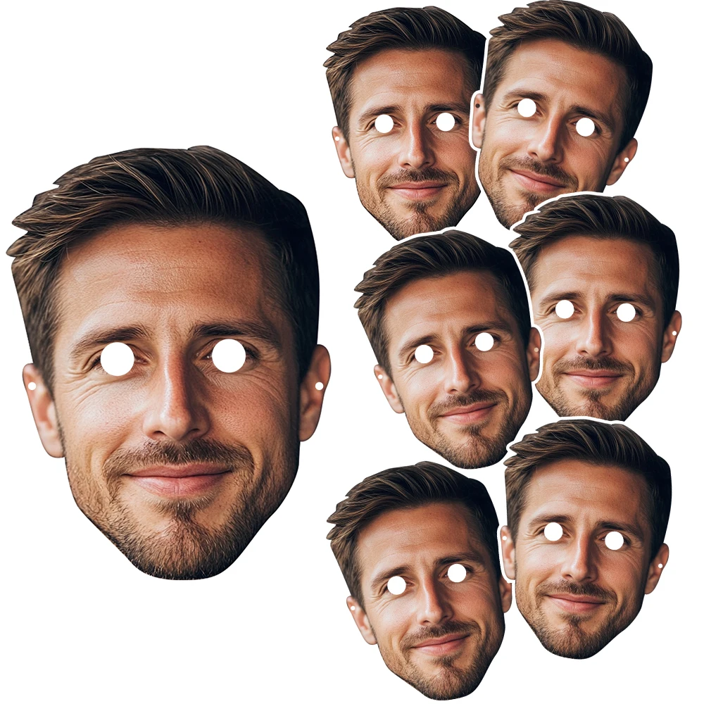 Custom Face Mask Personalised Photo Face Masks Selfie Photo Booth Props for Birthday Wedding Bachelorette Party Supplies