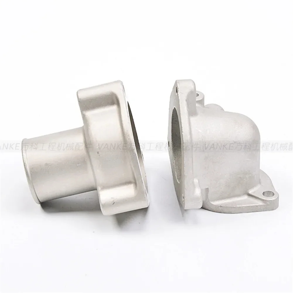 For Excavator Caterpillar E120 312B thermostat seat S4K thermostat base E320D thermostat upper and lower seat aluminum cover