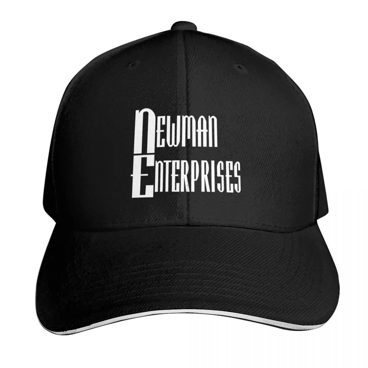 Newman Enterprises Corporate - Black Background Baseball Cap Men Women Casual Summer Sport Sun Cap