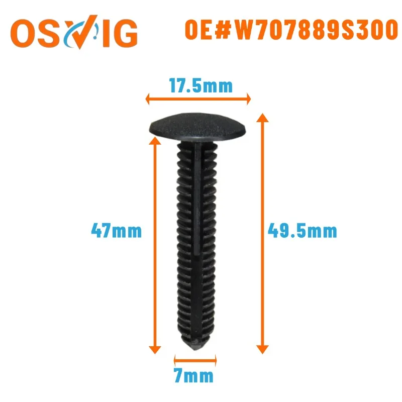 

30PCS OE#W707889S300 Suitable for Ford model mud-blocking and splash-proof plate threshold fixing clips