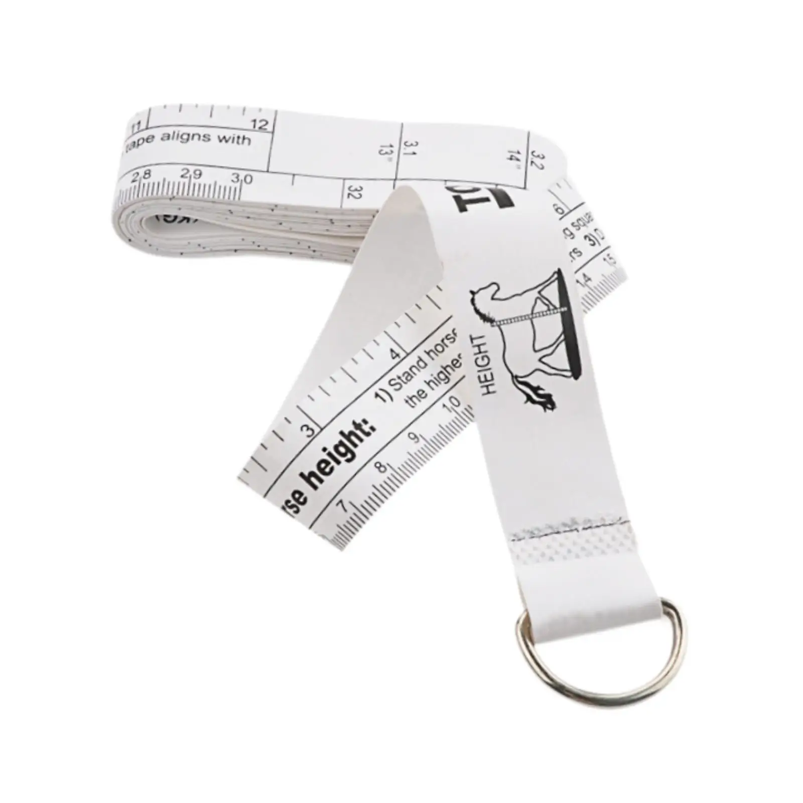 Horse Height and Weight Measuring Tape Flexible for Farmers Measurement Tool