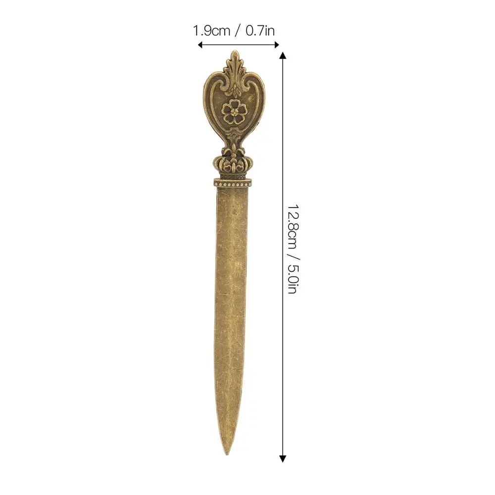 4 Pcs Durable Zinc Alloy Letter Openers Lightweight Retro Envelope Opener 12.8*1.9cm Gold Letter Opener Tool Office - view 6