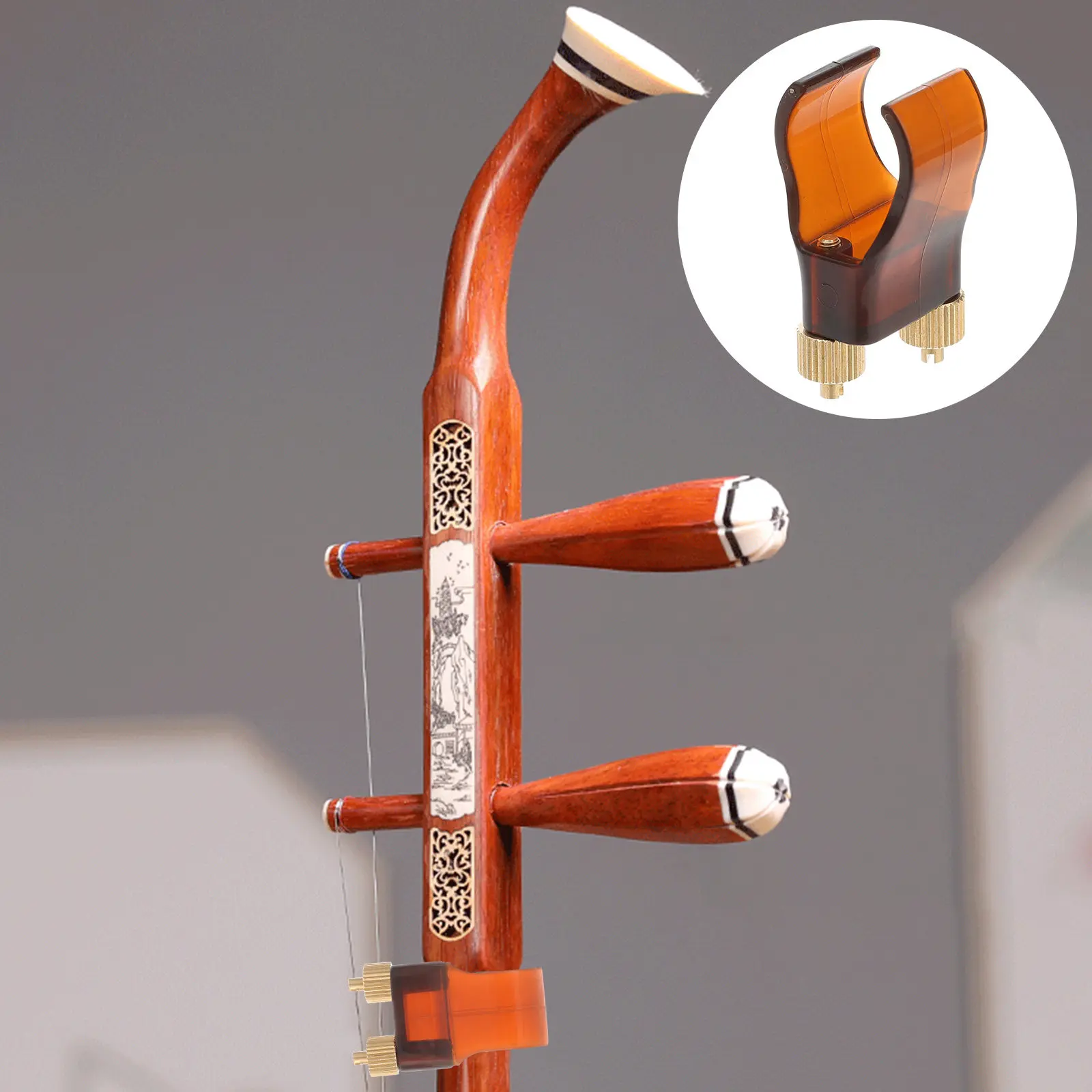 Precision Erhu Fine Tuner String Adjuster for Erhu Huqin Wide Application Simple Installation Fast Tone Correction Stable Sound