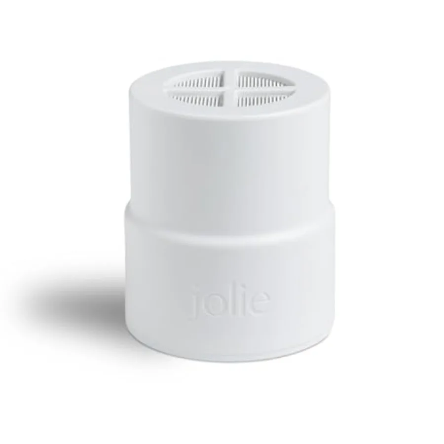 

Jolie Replacement Filter for Showerhead - High Pressure Shower Filter Clinically Tested for Healthier Hair and Skin