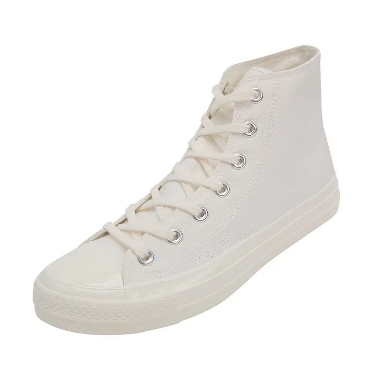 New 2024 Summer New canvas  Student  Version of Harajuku Style  Sneakers Tide All White Breathable All-match Shoes