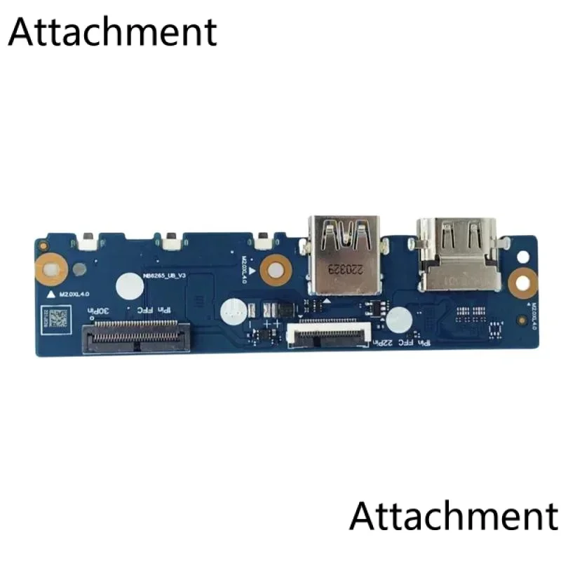 Original for Lenovo IP Flex 3 Chrome 15ijl7 laptop power Botton Switch USB 3.0 HDMI port board � 5c50s25310