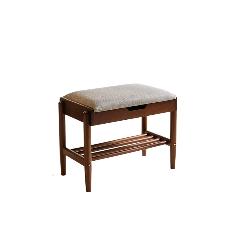 Province Space Living Room Household Shoe Rack Receives Store Content Stool Soft Wrap Clothing Cap Rack Shoe Stool