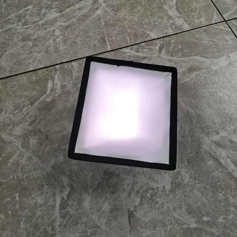 2Pcs Soft Flash Diffuser Foldable Portable Flashlight Cover 15x17cm Photography Video Light Diffuser Sock Anti-Skid Strip