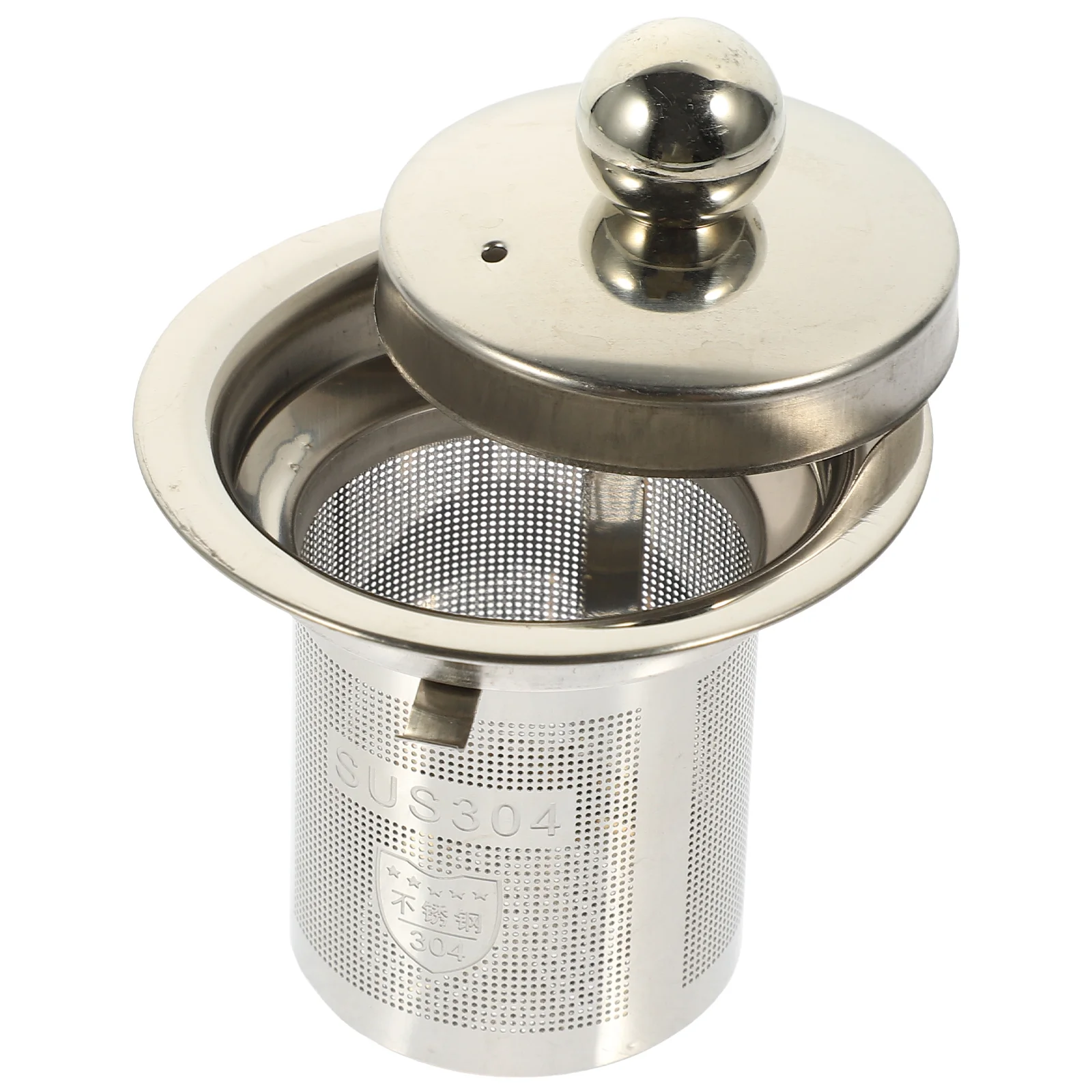 Coffee Maker Teapot Strainer Practical Infuser Accessories Home Stainless Steel Strainers Silver