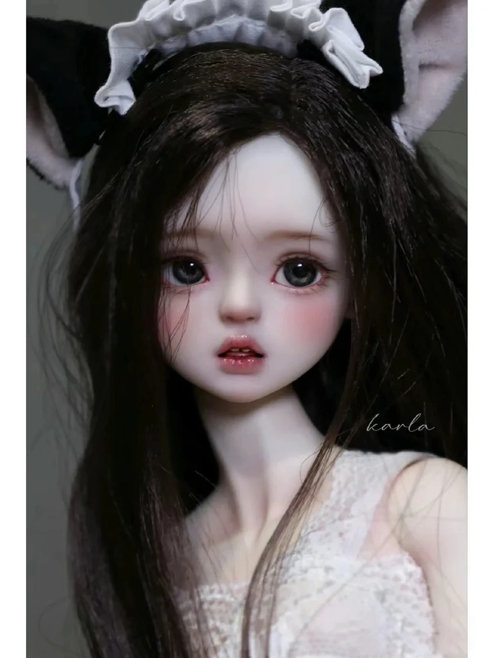 New sd BJD 1/4 kala + jingyuti supermodel resin model Girl figures toys movable neck High Quality makeup