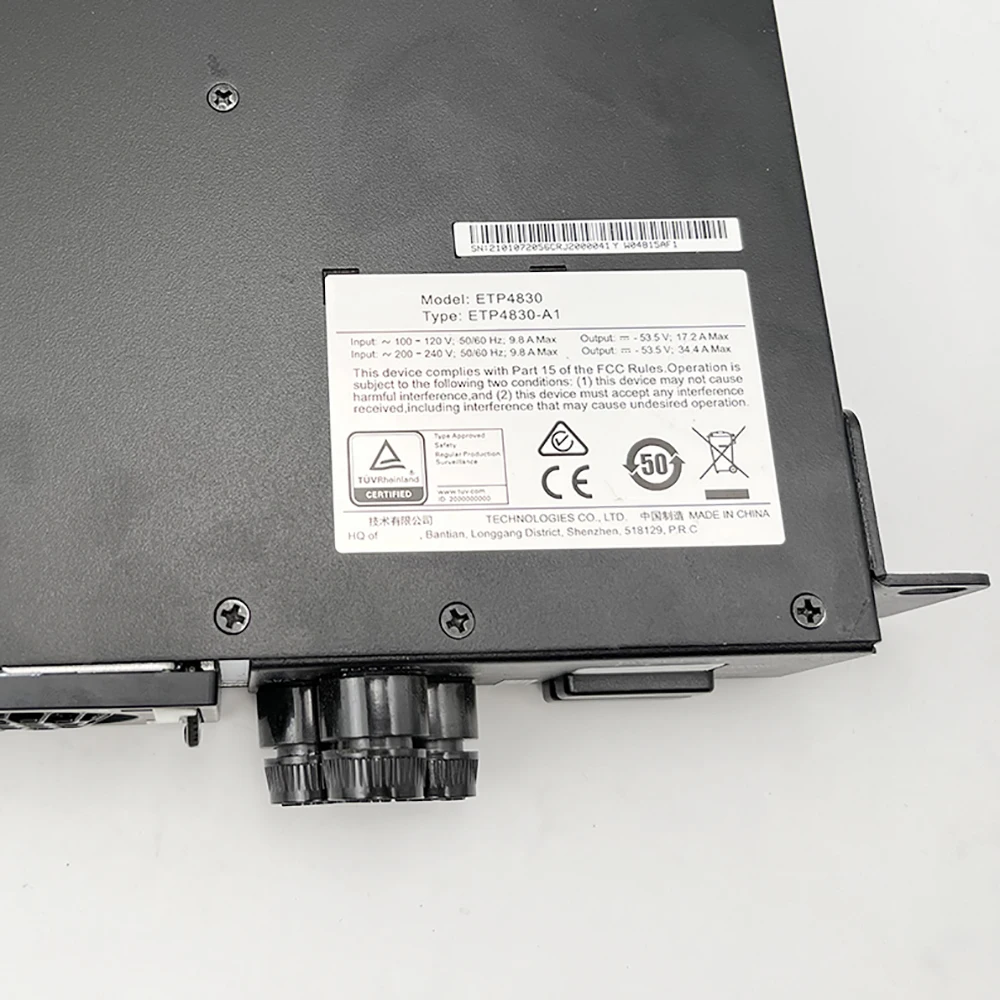 Fonte de alimentação huawei, 48v, 30a, etp4830, etp4830-a1