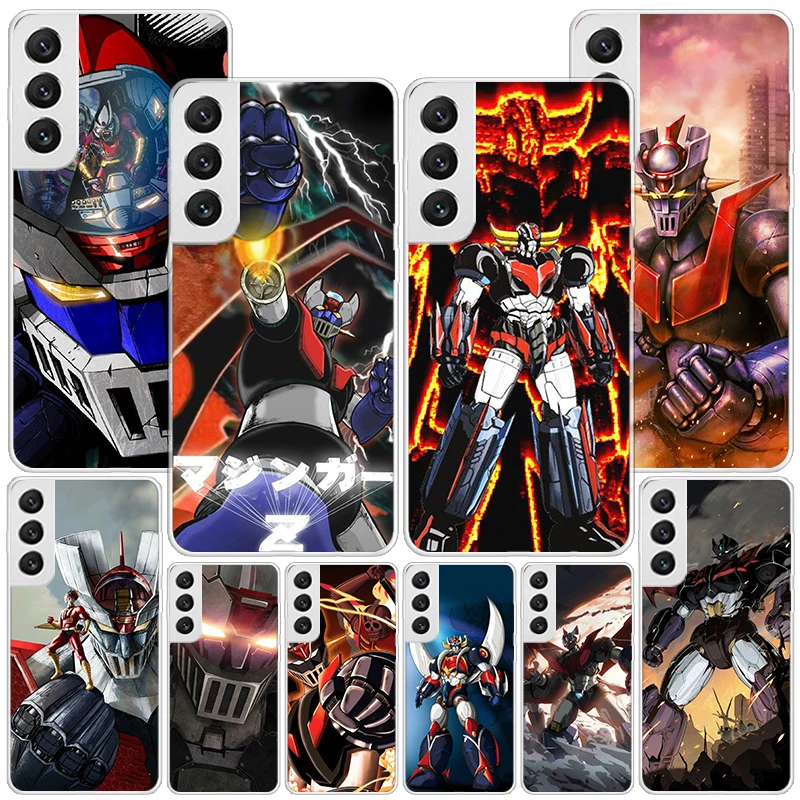 Manga Mazinger Z Anime Phnoe Case for Samsung Galaxy S23 S24 Ultra S22 Plus S21 S20 FE S10E S10 S9 S8 + Unique Cover Coque