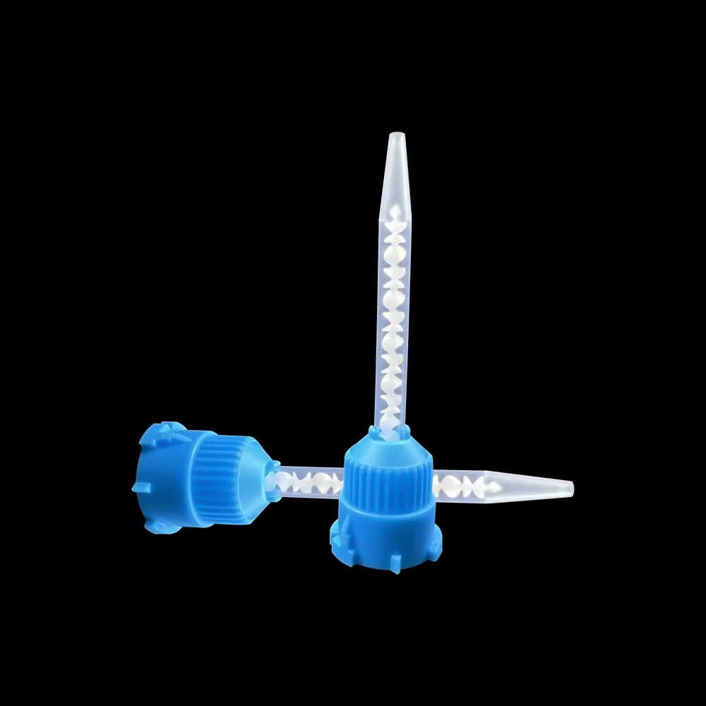 50Pcs/Bag 1:1 Dental Lab Materials Dentistry Silicone Rubber Gun Conveying Mixing Tube Disposable Impression Mixing Tips