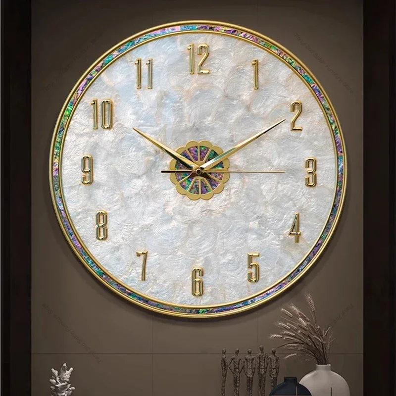 

Decoration Luxury Wall Clocks Modern Silent Retro Living Room Wall Clocks Minimalist Design Home Decor Horloge Murales LLWC