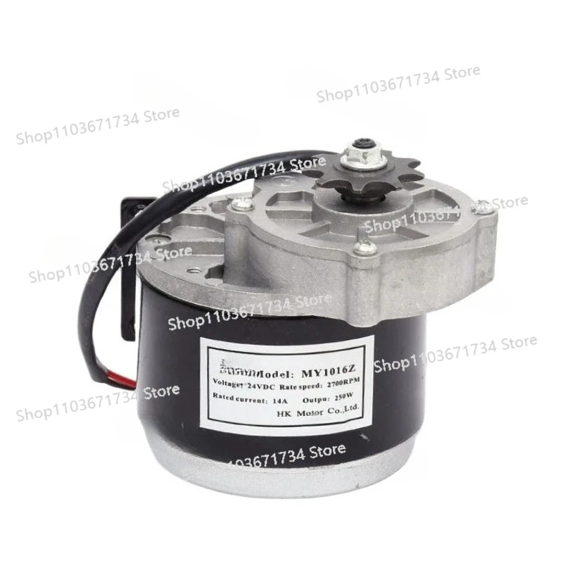 

Electric Vehicle Gear Motor 12V24V250W350W with Brush Modification MY1016Z2