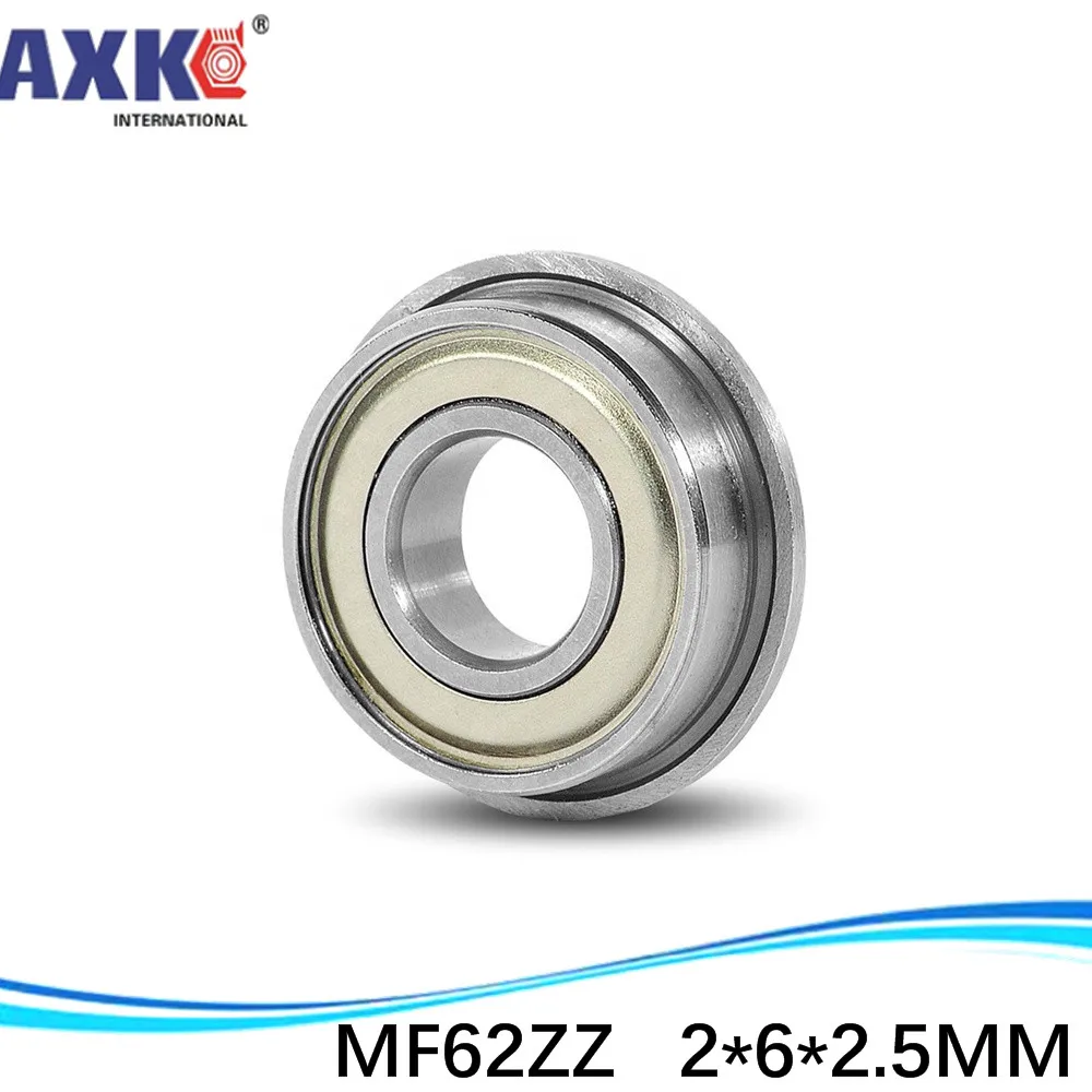 Boutique flange ball bearings MF62ZZ / FR620ZZ size 2*6*7.2*2.5*0.6 mm