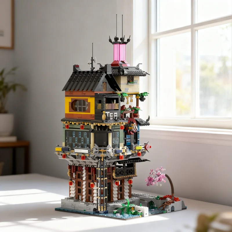 

Набор строительных блоков MOC City Expansion 1 Ninjia, 3947 деталей, креативный подарок, коллекционный декор для детей и взрослых, для дома и офиса