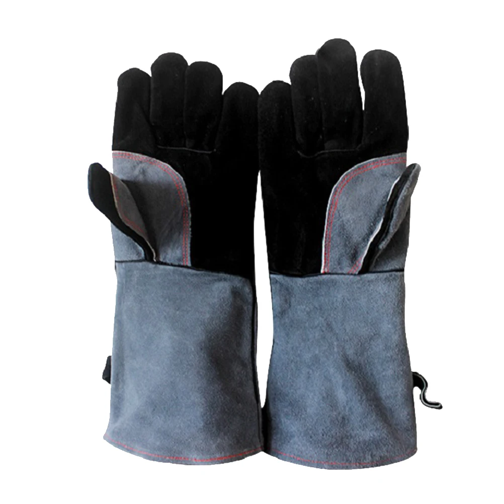 

Cowhide Gloves Cooking Grill Accessories Oven Baking Fireplace Welding Micro-wave