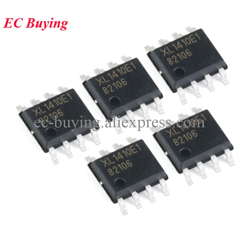 5pcs/lot XL1410 SOP8 XL1410E1 SMD SOP-8 2A 18V 380khz Step-Down Buck DC Power Converter IC Chip Original