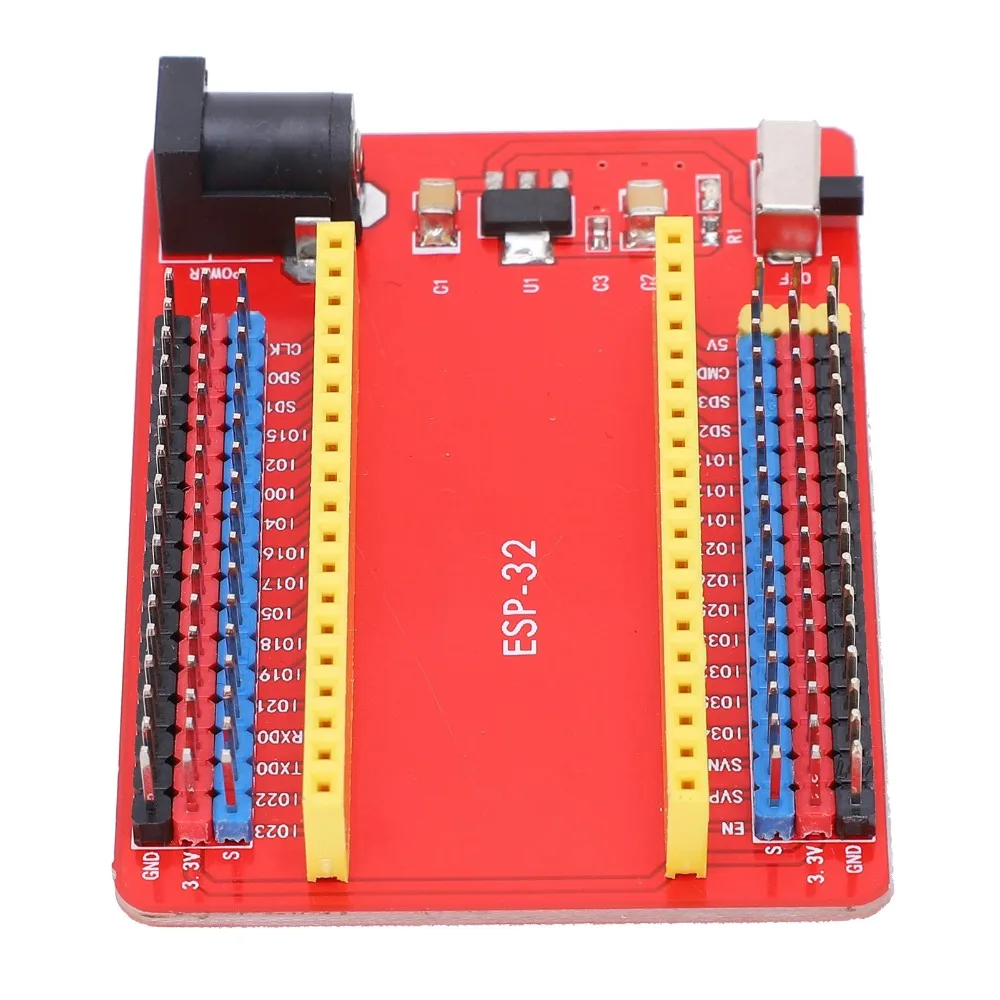 Development Tool ESP32‑IO Development Board 7-12V Red Development Adapter Board Expansion Boards Technicians Learning