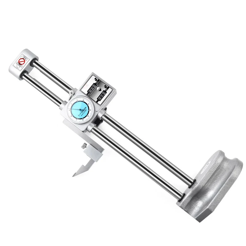 Double column digital display height ruler vernier 0-500/1000MM with table marking ruler 1 meter high with roller measuring inst