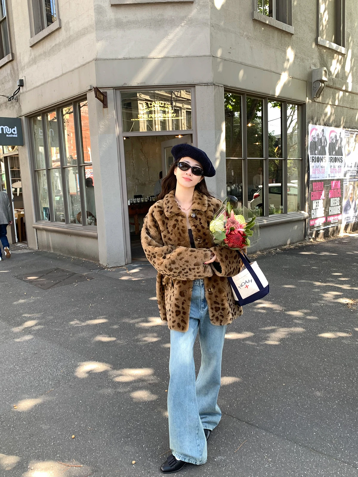 

Джинсы Vcruan Melbourne с широкими штанинами, приталенные, зимние, новинка, свободный прямой крой, с высокой талией, длинные брюки на молнии