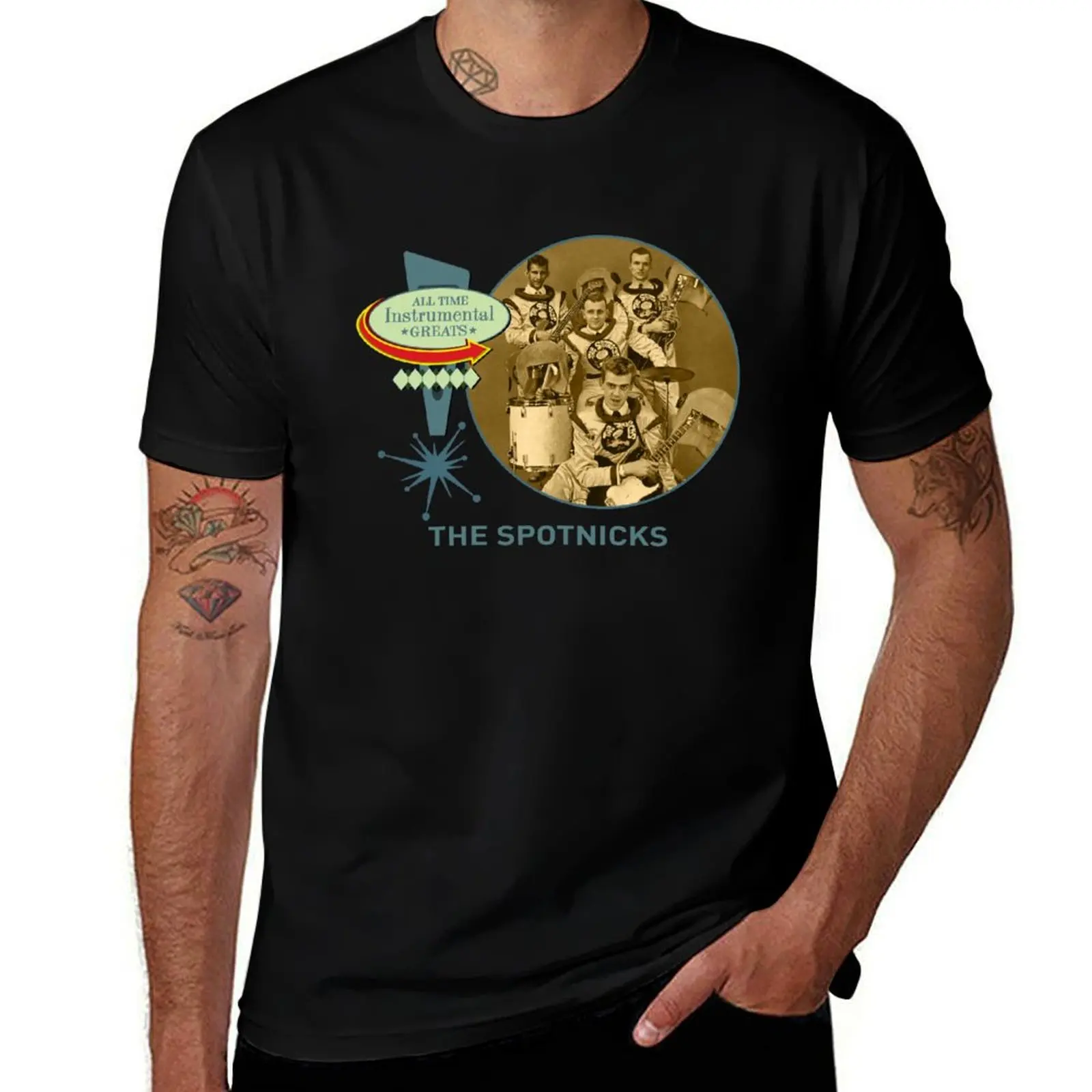 The Spotnicks - All Time Instrumental Greats T-Shirt man t shirts for men casual T-Shirt