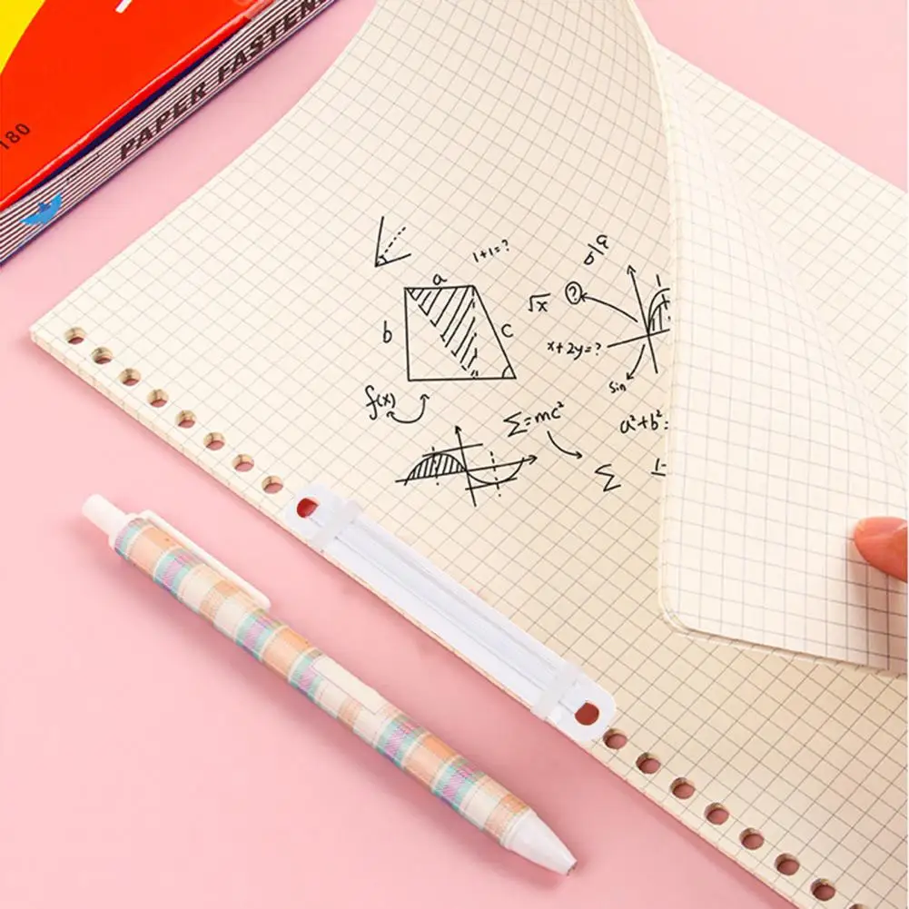 Trwałe, trwałe, spinacze do papieru wytrzymałe, łatwe w użyciu spinacze do papieru do szybkiego, bezpiecznego wiązania dokumentów z luźnymi liśćmi 50 szt. 2-otworowe