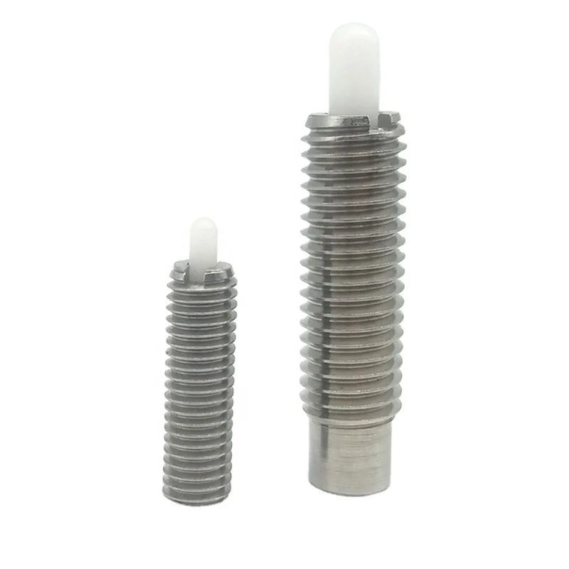 PJLSK/PJLK/PJHK/PJXK M3 to M16 China Fastener Manufacturer Customized Stainless Steel Spring Plunger with Plastic Pin