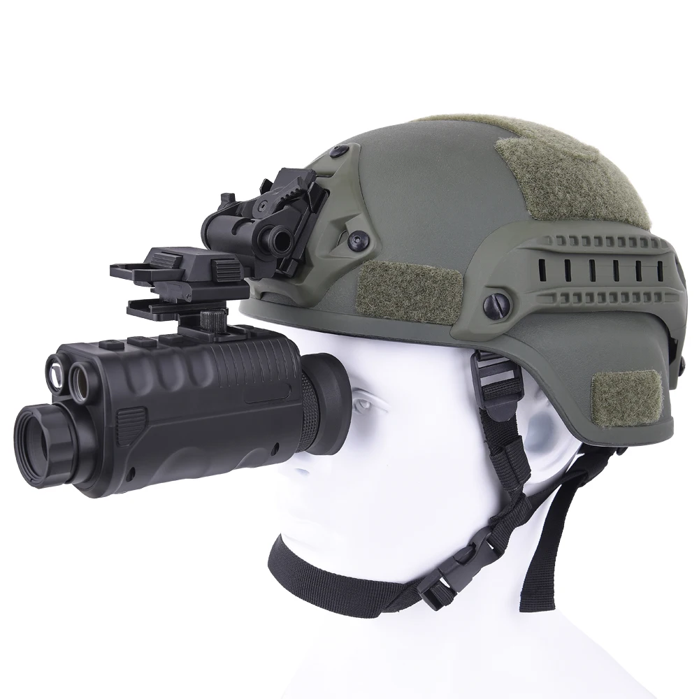 LUXUN NVG40 940/850nm IR Light Helmet Night Vision Goggles Infrared Digital Night Vision Monocular for Hunting With WIFI