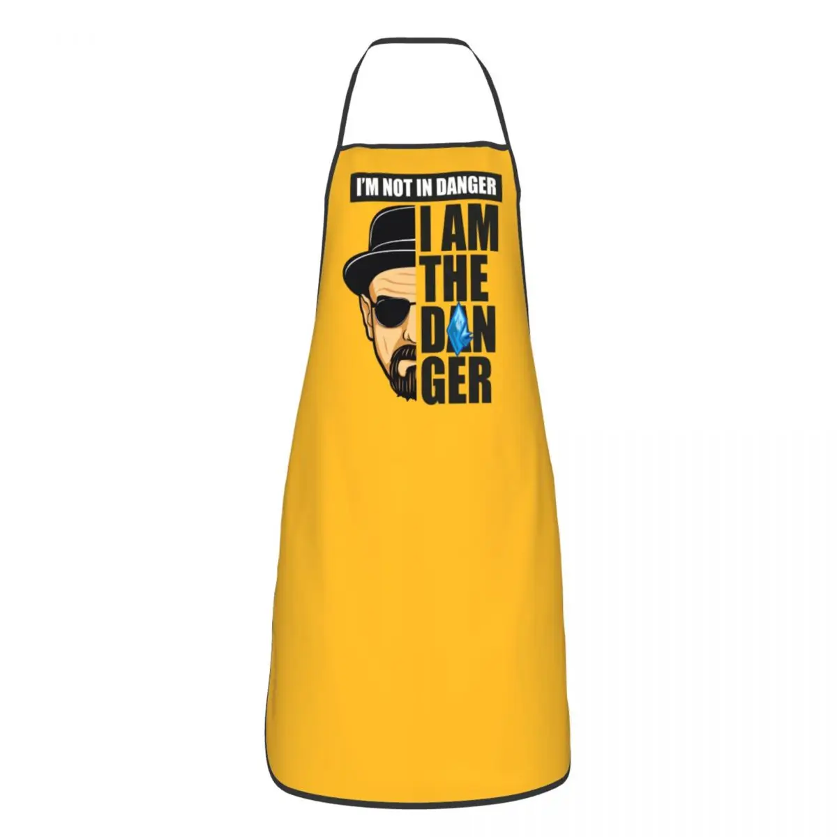 Heisenberg I Am The Danger Apron for Men Women Breaking Bad Walter White Adult Kitchen Chef Bib Tablier Cuisine Cooking Baking